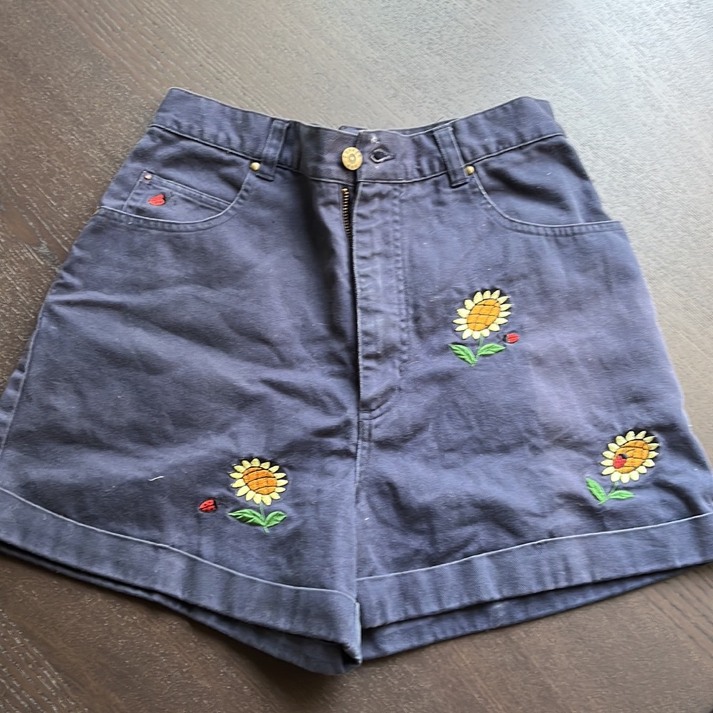 Embroidered Shorts